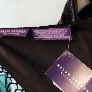Ralph Lauren Purple Label Elegant Black Wrap